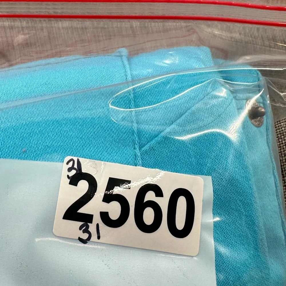 NEW! Hybrid & Company Skinny‎ Jeans Bum Lifter Turquoise 9 Cotton Blend Stretch - Picture 14 of 14